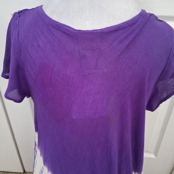 NWT Exist Purple Floral Midi Dress With Sequin & Embroidery Size 0S - Picture 9 of 12